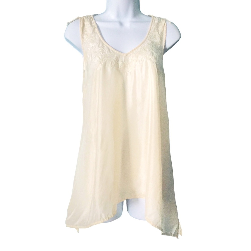 Maeve Silk Embroidered Camisole